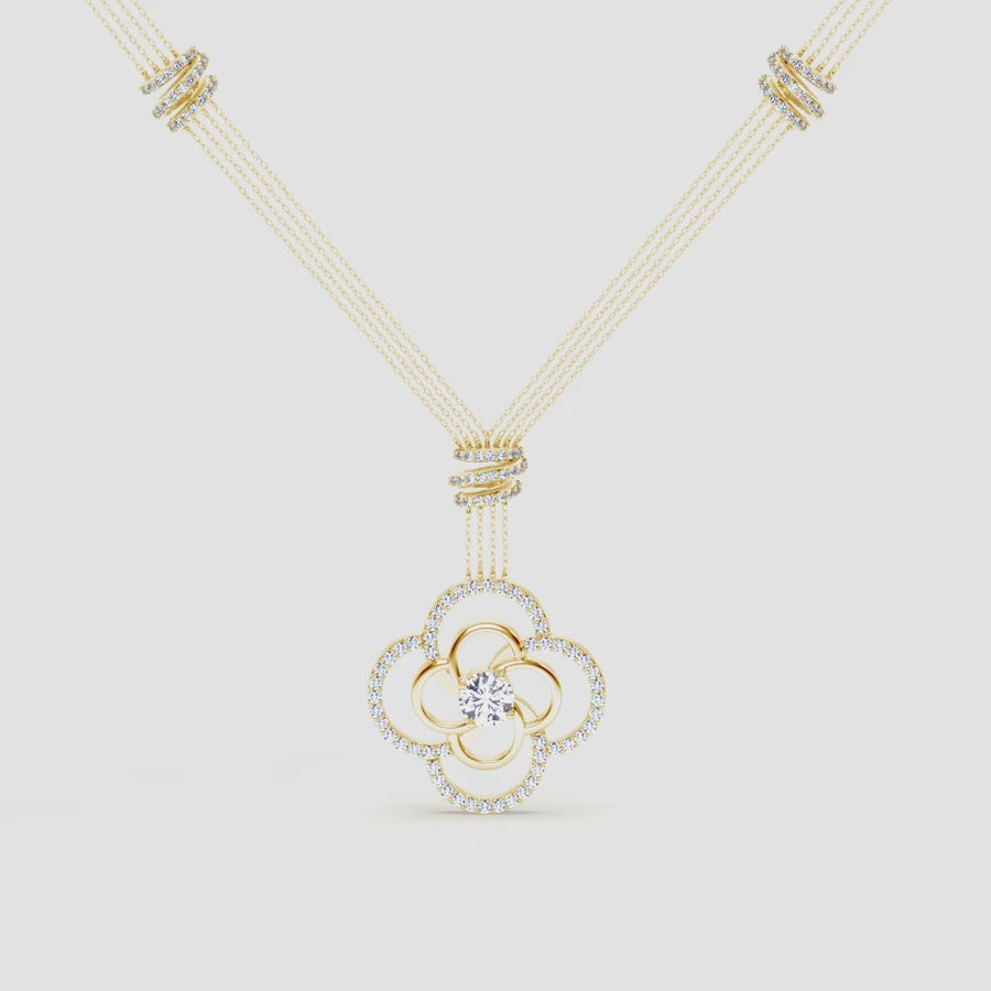 Stefee Taj Spiral Interlinked Necklace