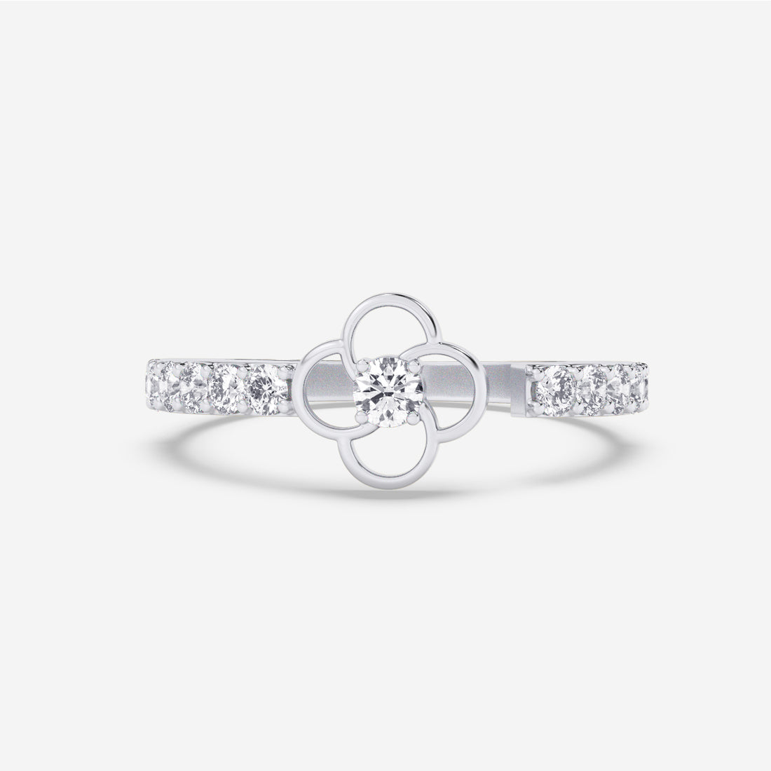 14K White Gold